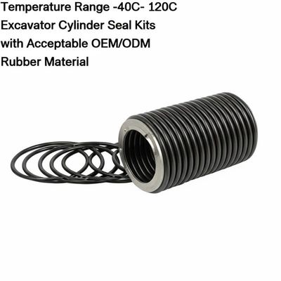 قیمت خوب Temperature Range -40C- 120C Excavator Cylinder Seal Kits with Acceptable OEM/ODM and Rubber Material آنلاین